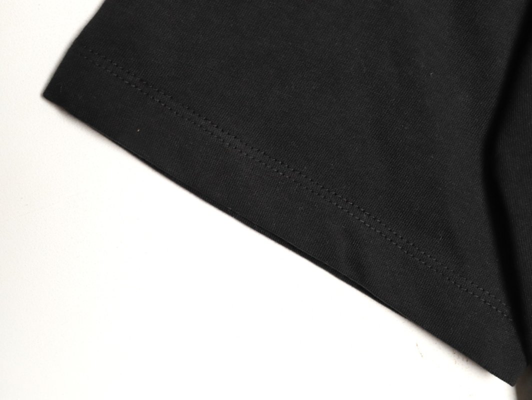Loewe Black Logo Embroidered Short Sleeve T-Shirt view