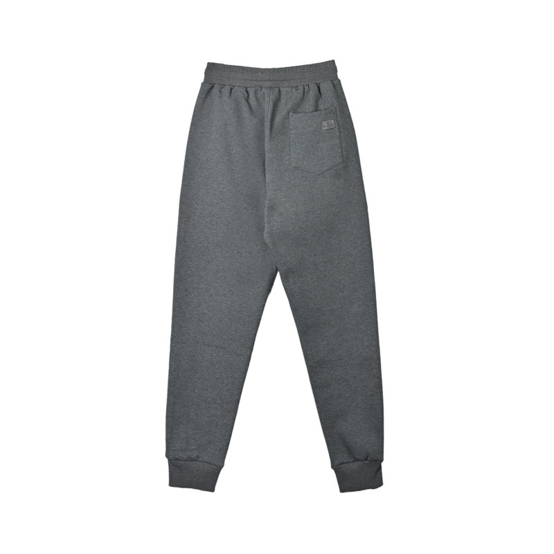 Grey Embroidered Logo Jogger Pants view