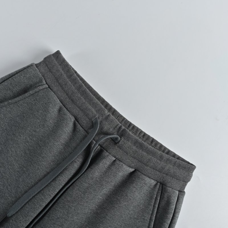 Grey Embroidered Logo Jogger Pants view