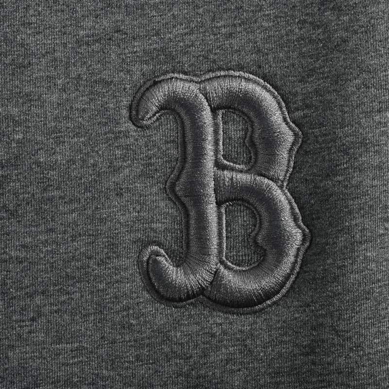 Grey Embroidered Logo Jogger Pants view