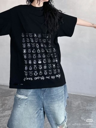 Black Graphic Print Oversized T-Shirt - Zodiac Design