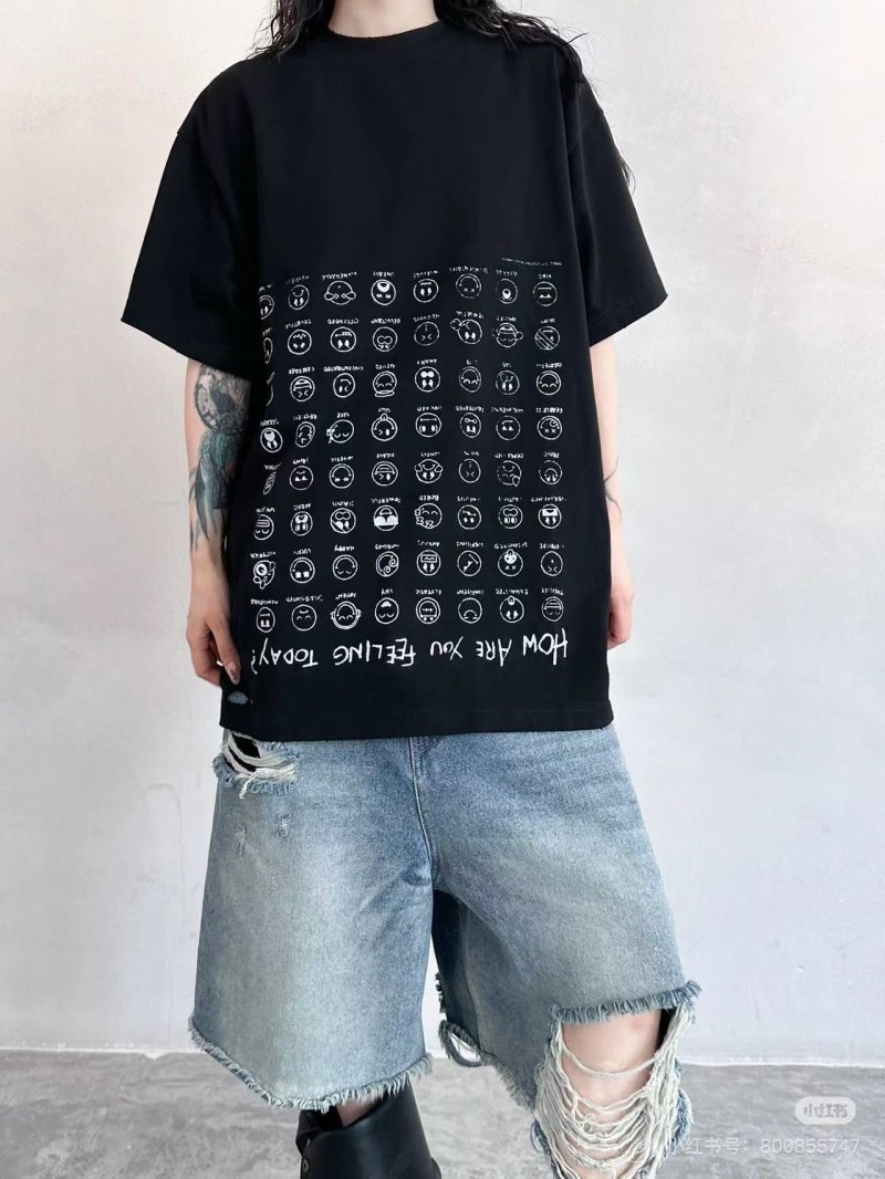 Black Graphic Print Oversized T-Shirt - Zodiac Design view