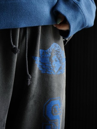 Jordan Winged Logo Vintage Charcoal Hoodie & Jogger Set view 4