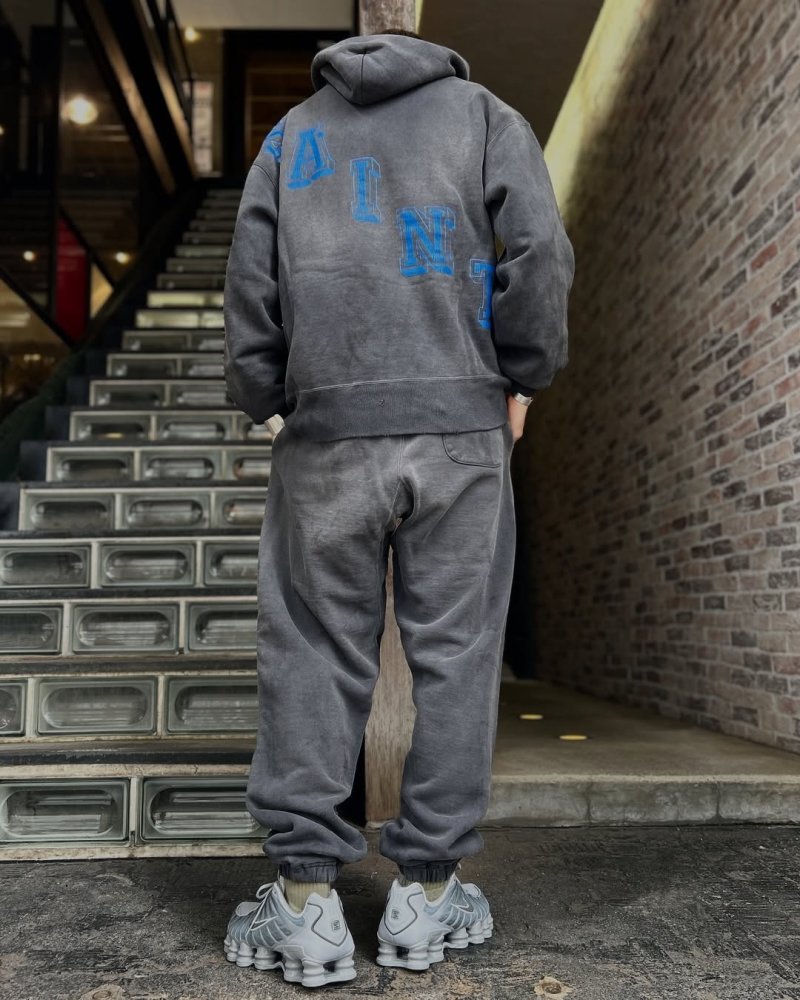 Jordan Winged Logo Vintage Charcoal Hoodie & Jogger Set view