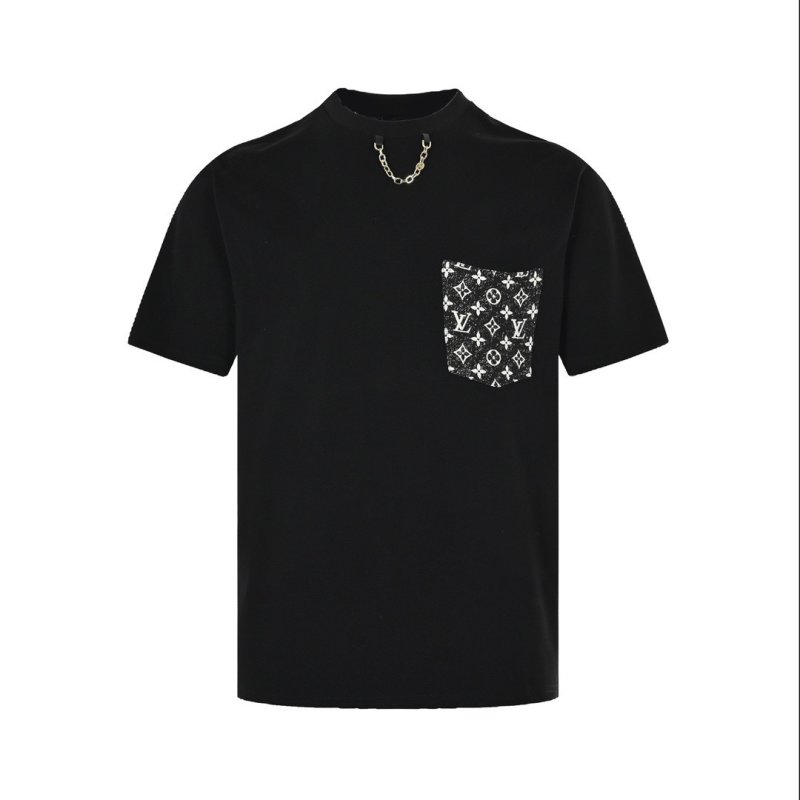 Black Monogram Logo Crop T-Shirt view