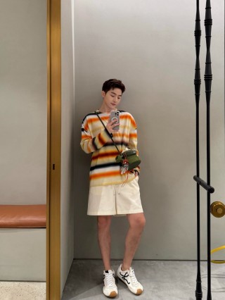Essentials Cream Drawstring Shorts view 2