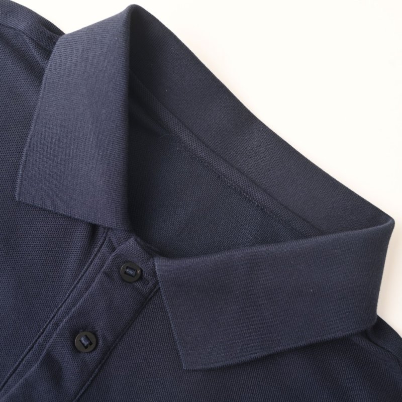 Canada Goose Navy Polo Shirt with Embroidered Badge view