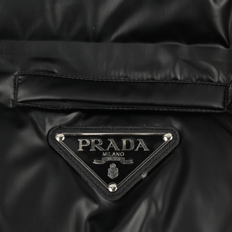 Prada Black Puffer Down Jacket view