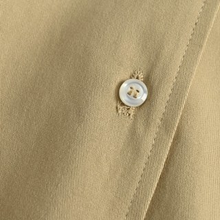 Miu Miu MM Embroidered Overshirt Jacket – Beige view 6