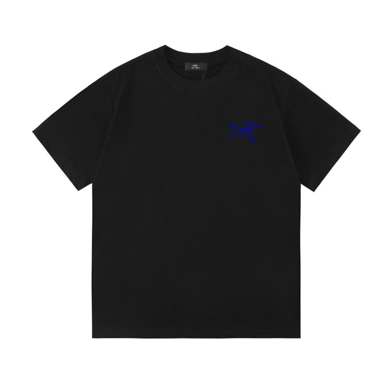 Black Oversized T-Shirt with Neon Graphic Print view