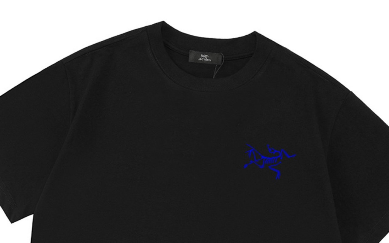 Black Oversized T-Shirt with Neon Graphic Print view