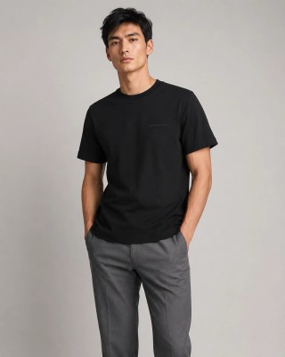 Canada Goose Black Embroidered Logo T-Shirt