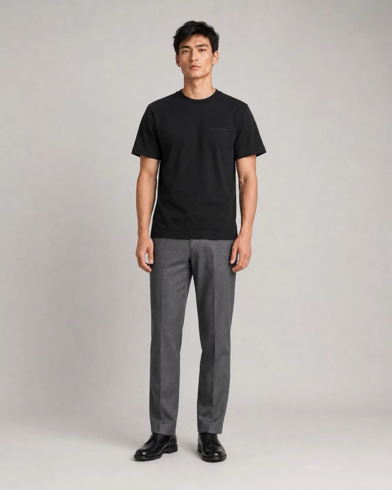 Canada Goose Black Embroidered Logo T-Shirt view