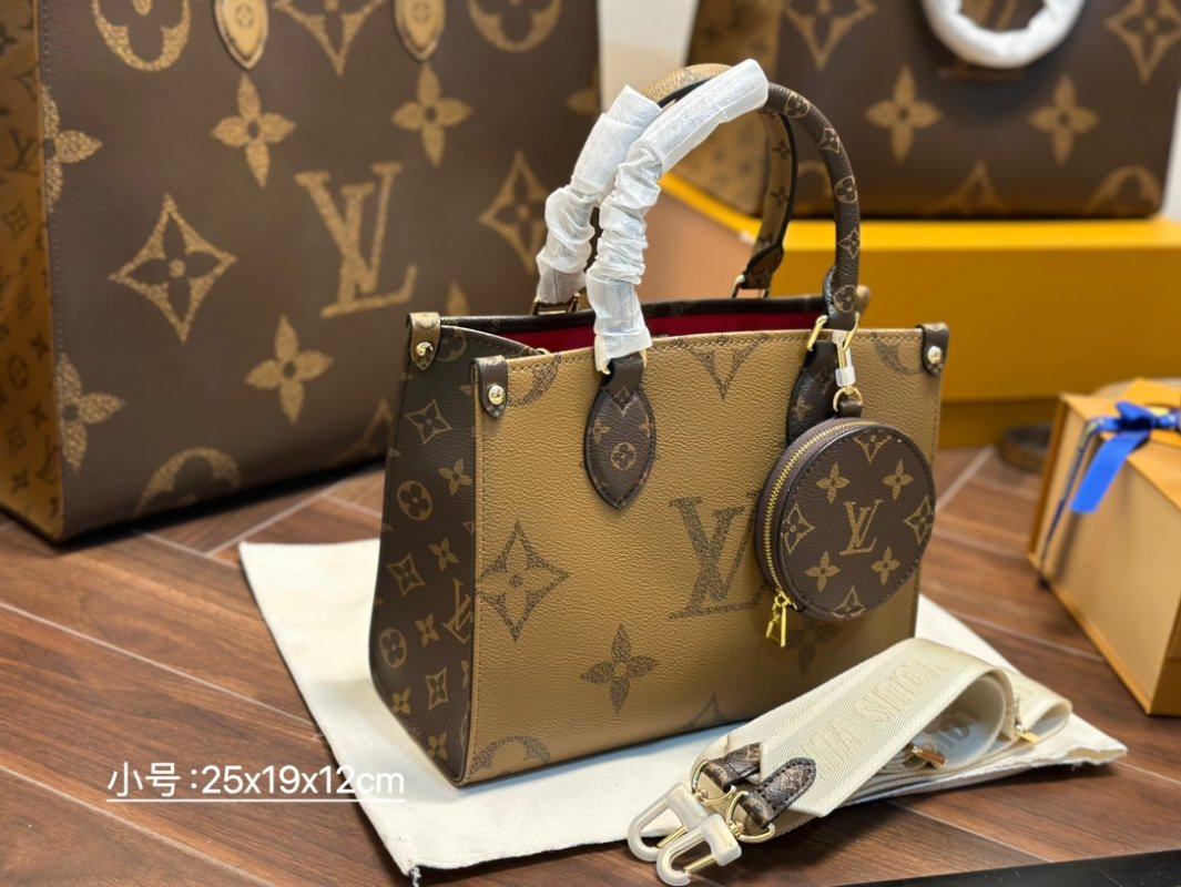 Louis Vuitton OnTheGo Monogram Canvas Tote Bag Small view