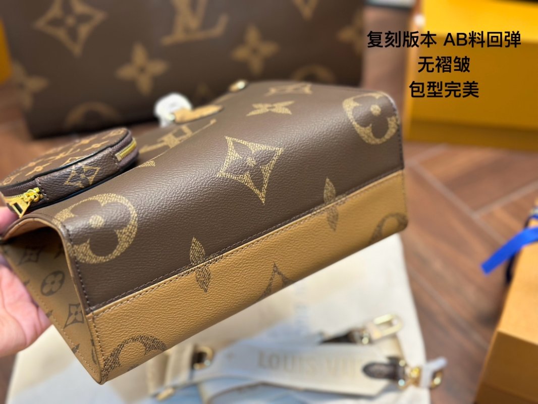 Louis Vuitton OnTheGo Monogram Canvas Tote Bag Small view