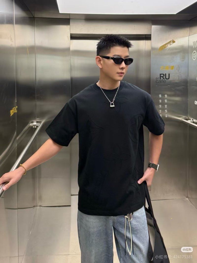 Black Oversized Crewneck Short Sleeve T-Shirt