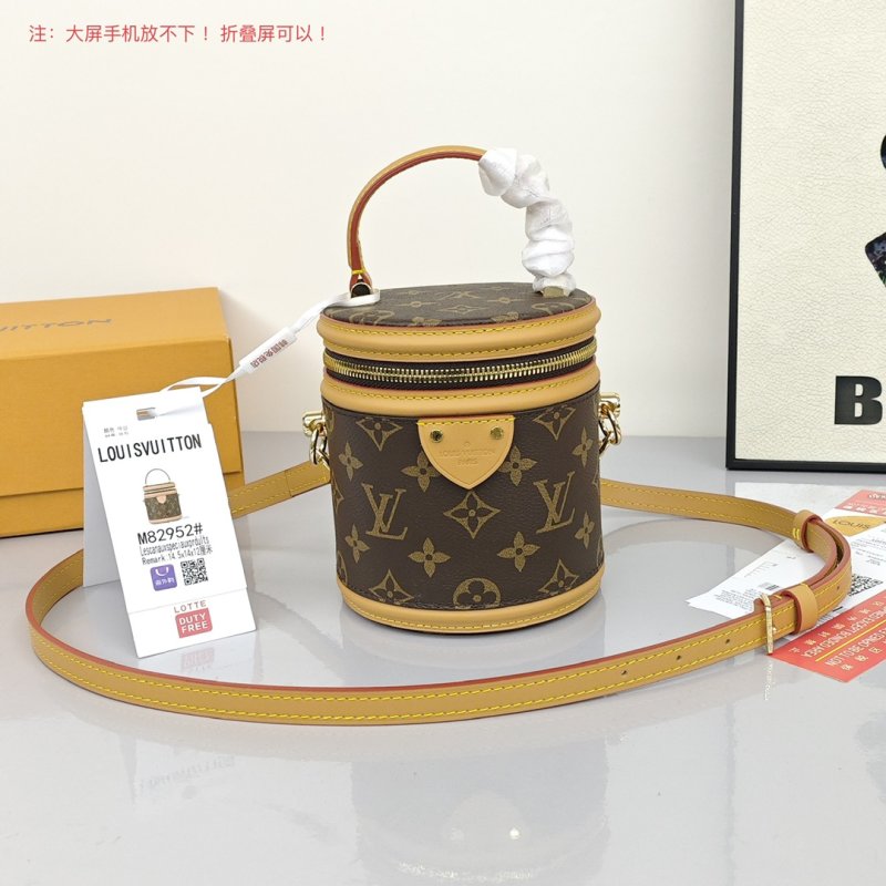 Louis Vuitton Nano Monogram Canvas Cylinder Bag Beige view