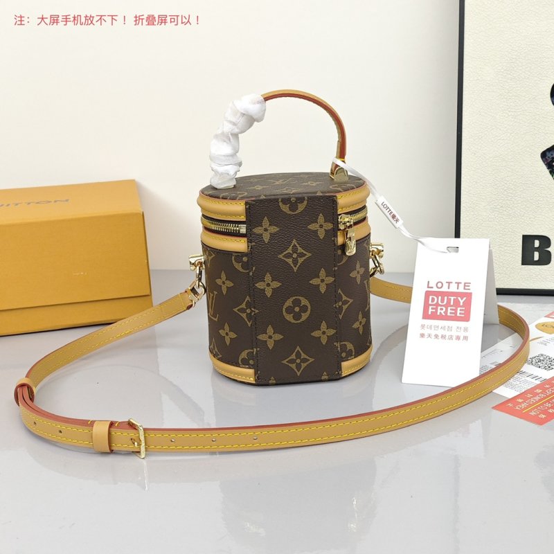 Louis Vuitton Nano Monogram Canvas Cylinder Bag Beige view