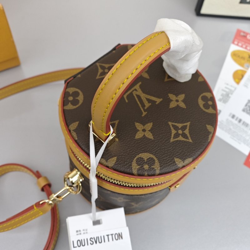 Louis Vuitton Nano Monogram Canvas Cylinder Bag Beige view