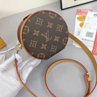 Louis Vuitton Nano Monogram Canvas Cylinder Bag Beige view 8