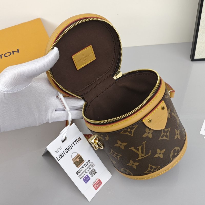 Louis Vuitton Nano Monogram Canvas Cylinder Bag Beige view