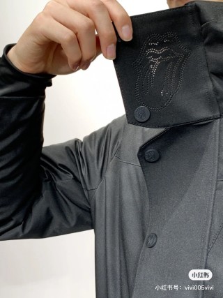 Stone Island Black Down Blazer Jacket view 2