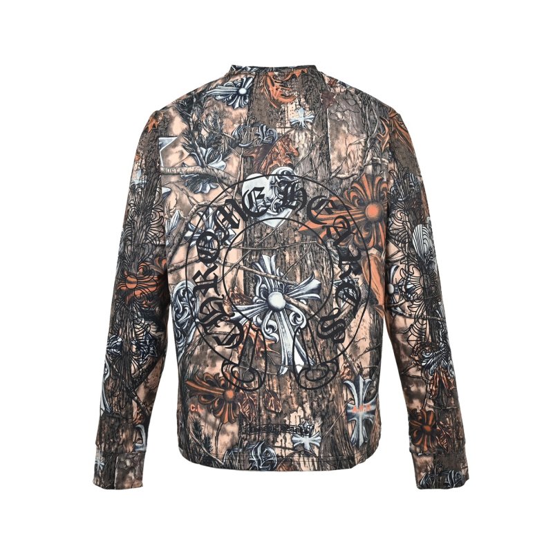 Baroque Gold & Black Ornamental Long Sleeve Tee view
