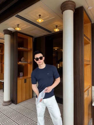 Lacoste Classic Fit Crew Neck T-Shirt Navy view 1