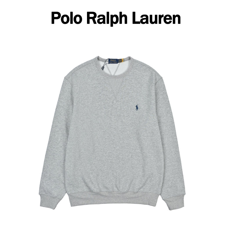 Polo Ralph Lauren Pony Embroidered Crew Neck Sweatshirt Grey