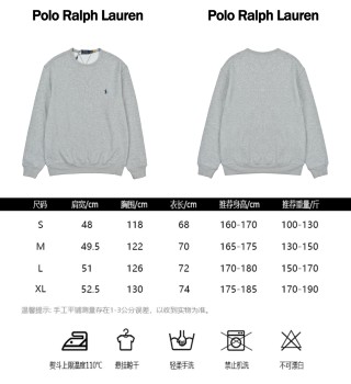 Polo Ralph Lauren Pony Embroidered Crew Neck Sweatshirt Grey view 11