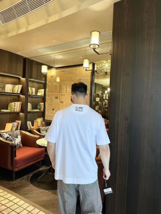 Fendi White Monogram Pocket T-Shirt view 5