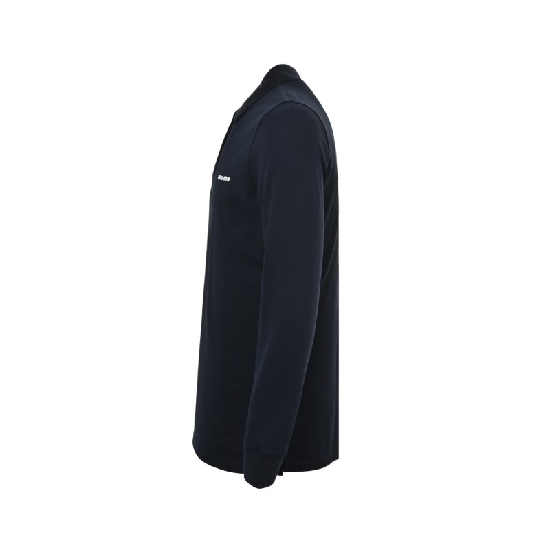Black Long Sleeve Polo Shirt view