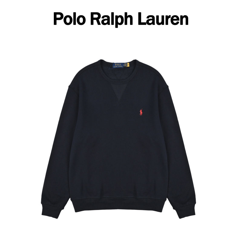 Polo Ralph Lauren Navy Crewneck Sweatshirt Red Pony view
