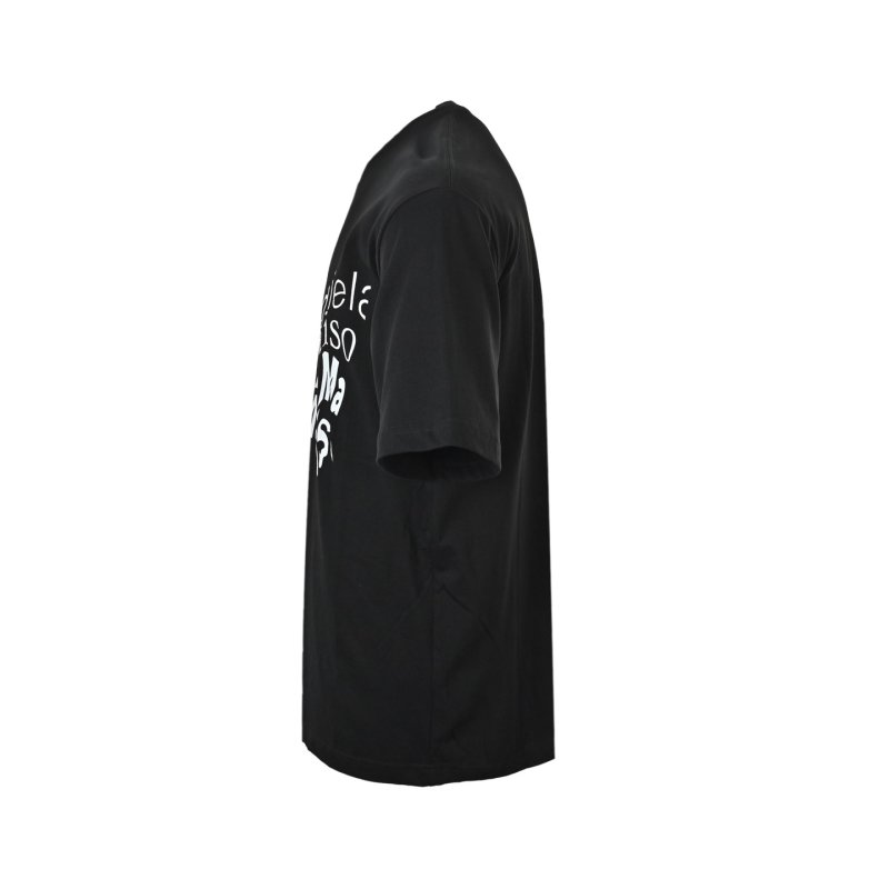 Essentials Black Graphic Print Short Sleeve T-Shirt view
