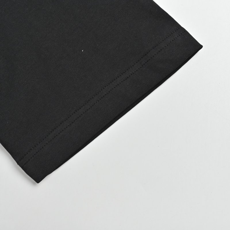 Moncler Logo Print Black T-Shirt view