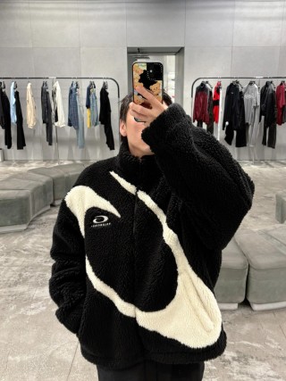 Black & White Puffer Jacket view 8