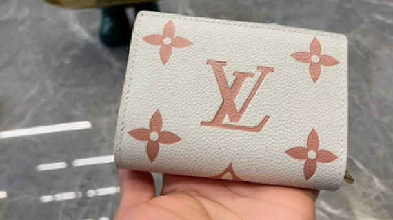 Louis Vuitton Portefeuille Claire Monogram Wallet Cream