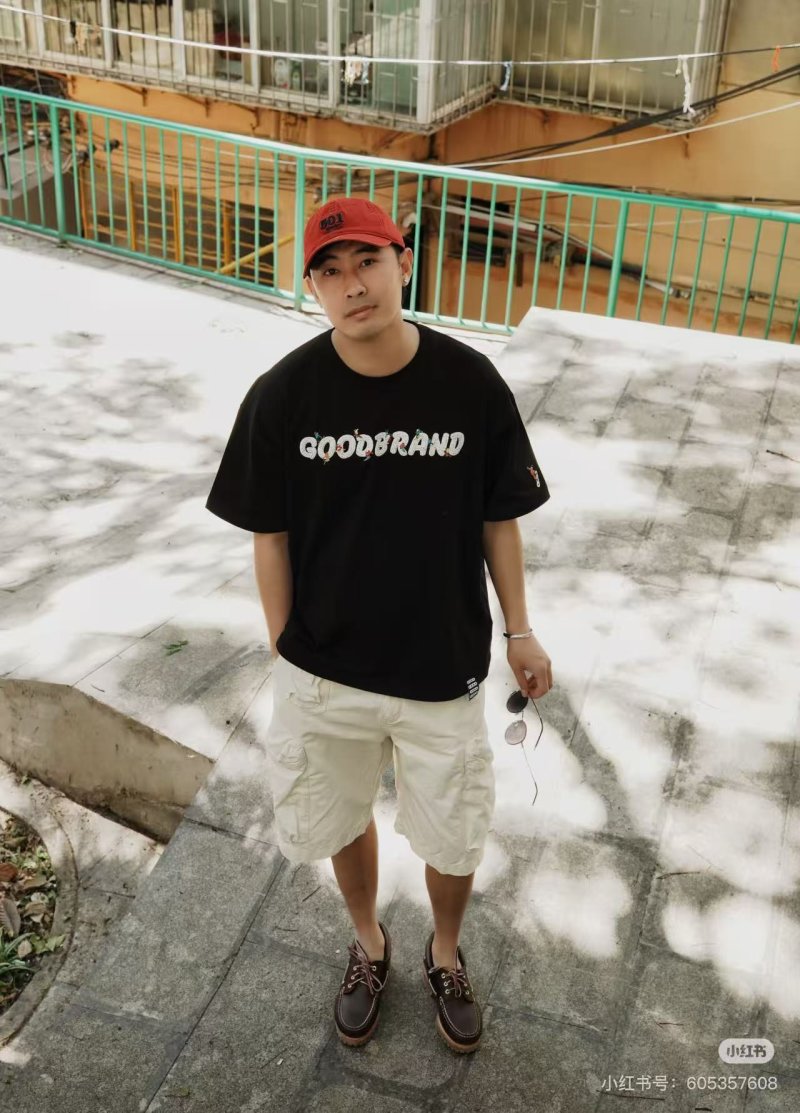 GOODBRAND Black Graphic T-Shirt