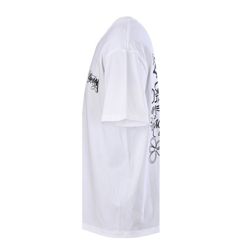 Stüssy Logo Short Sleeve T-Shirt Cream view