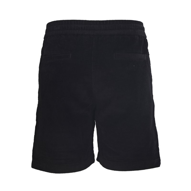 Polo Ralph Lauren Black Ribbed Shorts with Embroidered Logo view