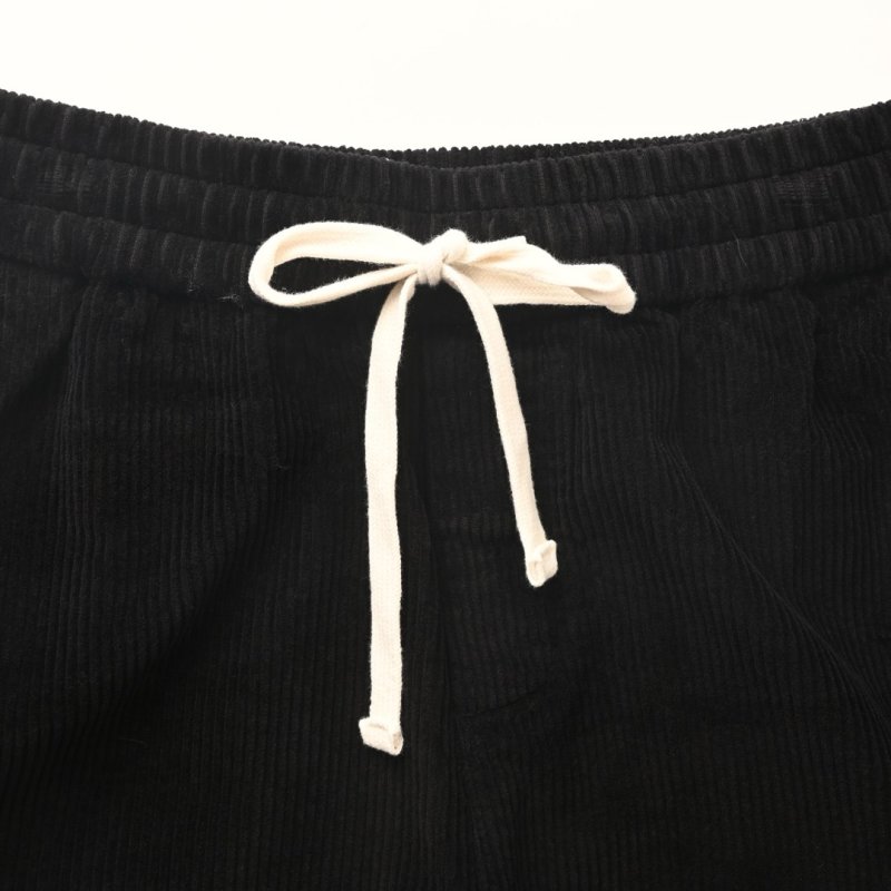 Polo Ralph Lauren Black Ribbed Shorts with Embroidered Logo view