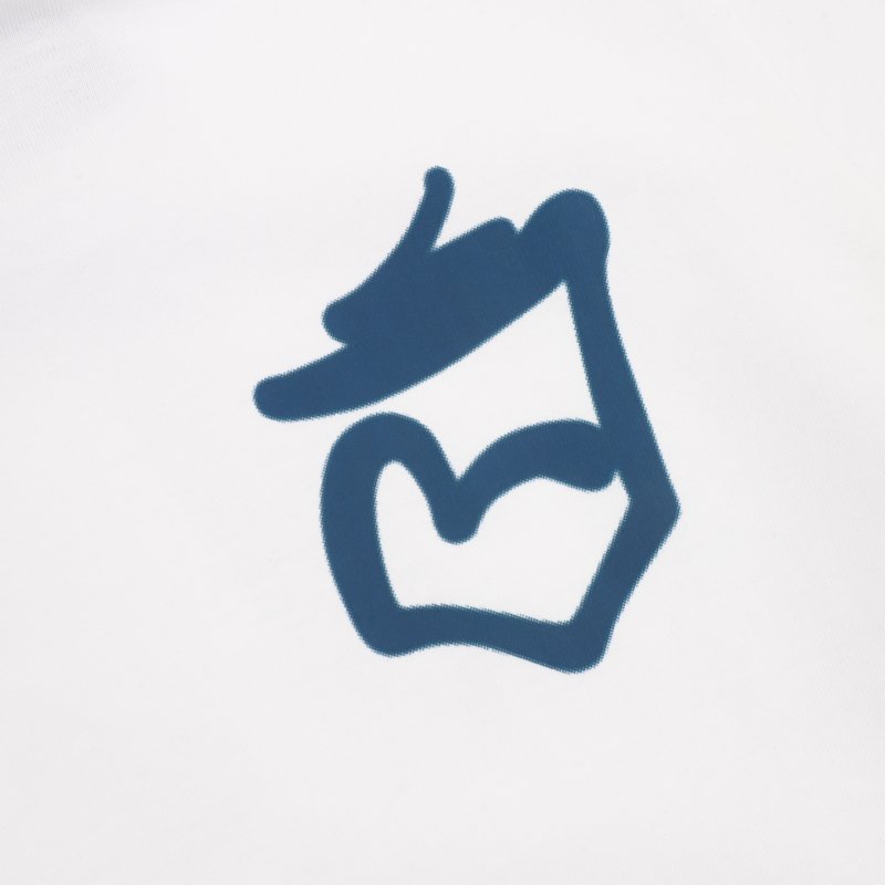 White Abstract Graphic Short Sleeve T-Shirt view