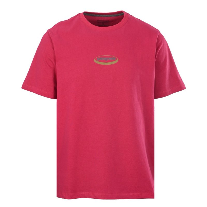 Pink Oval Graphic Short-Sleeve T-Shirt view