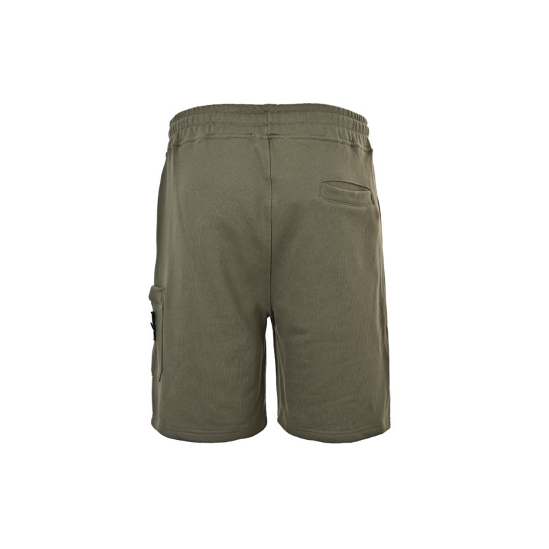 Olive Green Cargo Shorts with Tank Top Set view