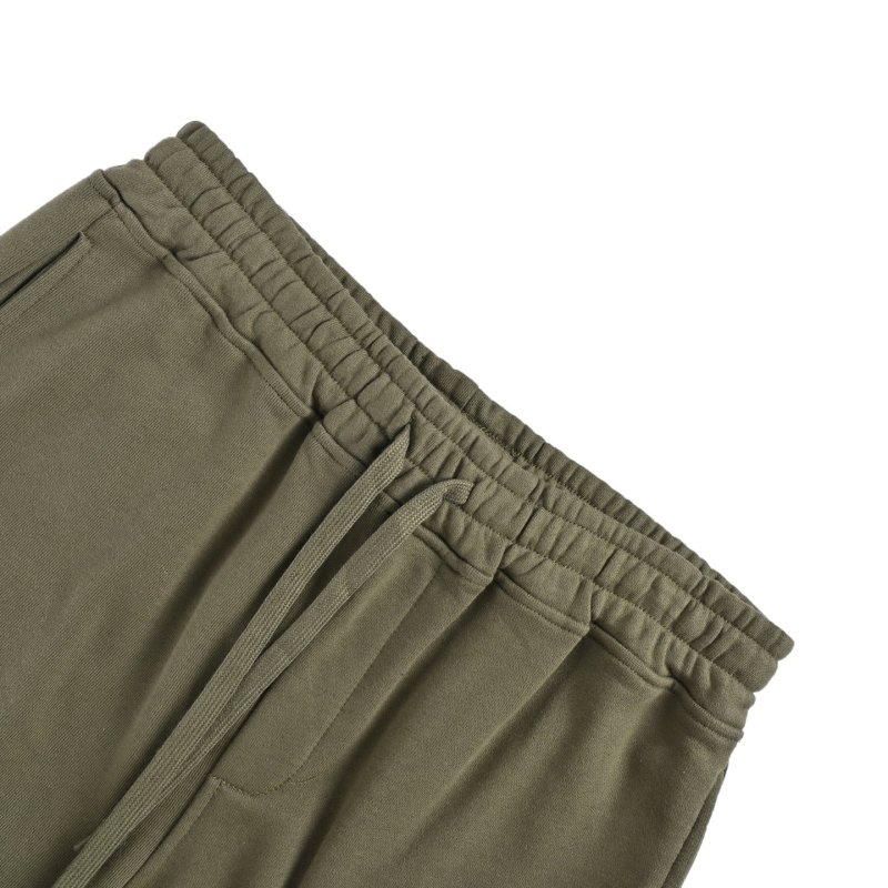 Olive Green Cargo Shorts with Tank Top Set view