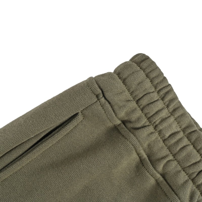 Olive Green Cargo Shorts with Tank Top Set view