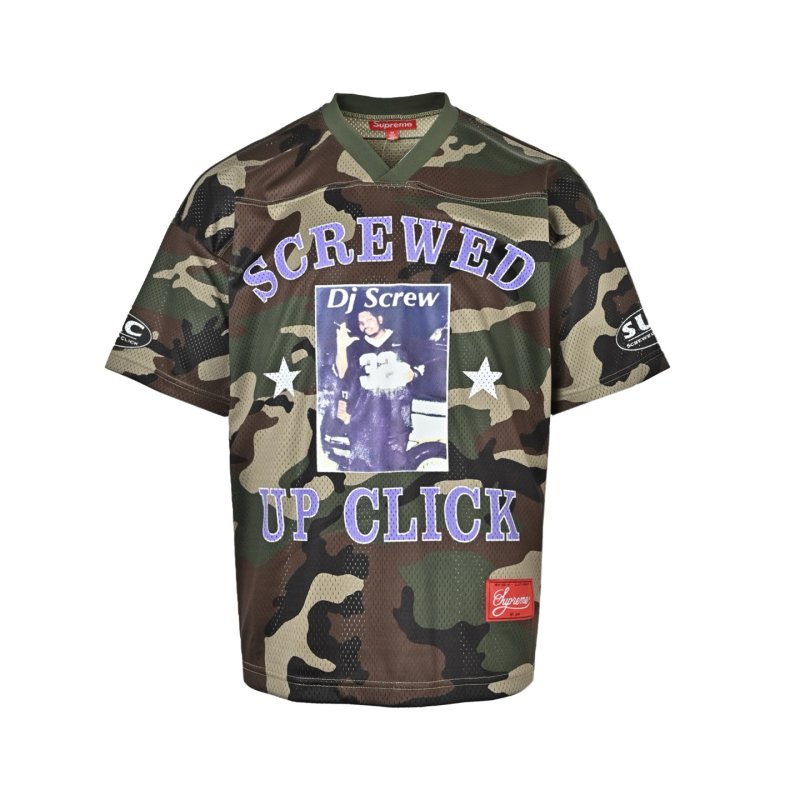 Screwed Up Click Camo Graphic T-Shirt Black view