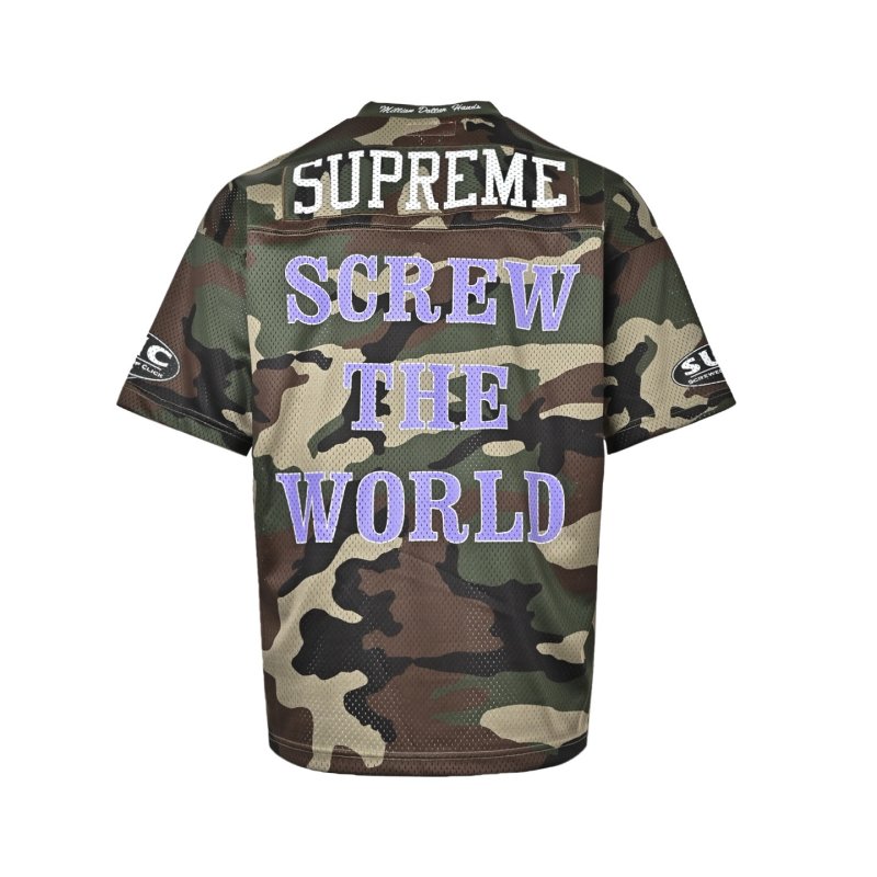 Screwed Up Click Camo Graphic T-Shirt Black view