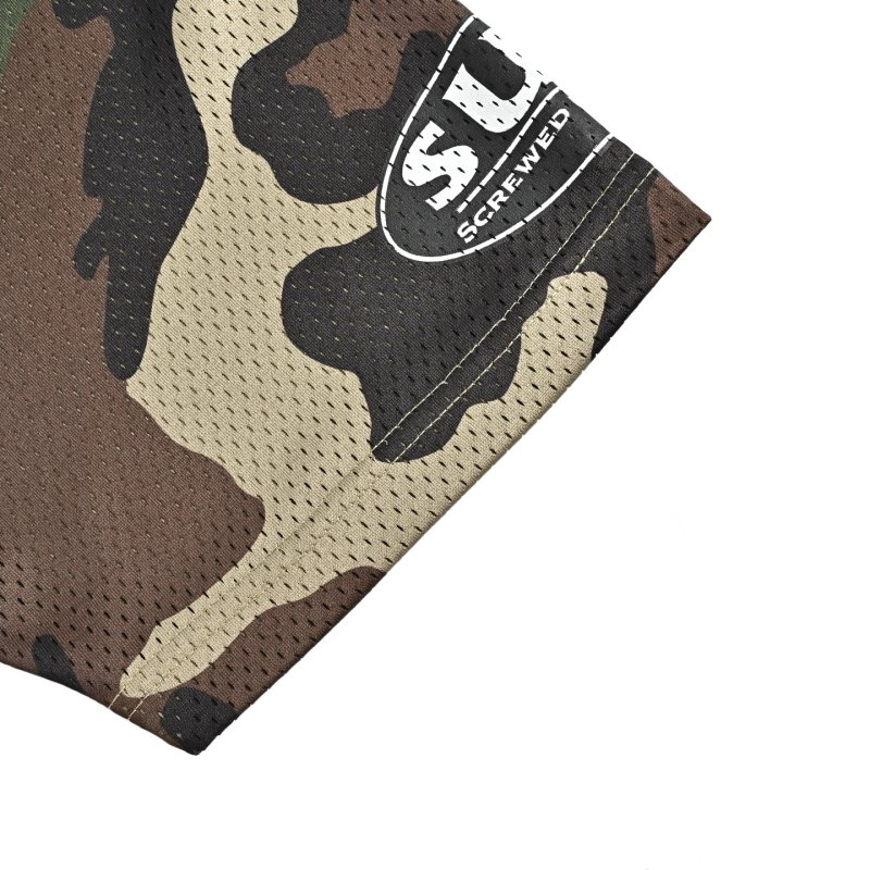 Screwed Up Click Camo Graphic T-Shirt Black view