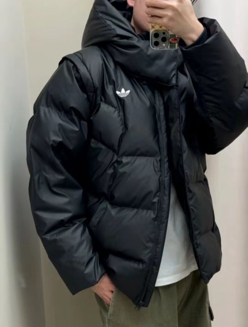 Adidas Black Puffer Down Jacket